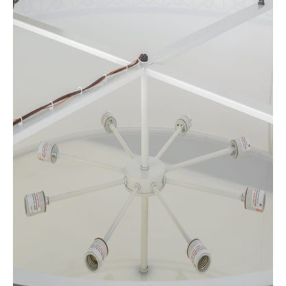 Meyda Tiffany Cilindro 8 Light 54" Wide Suspension Pendant