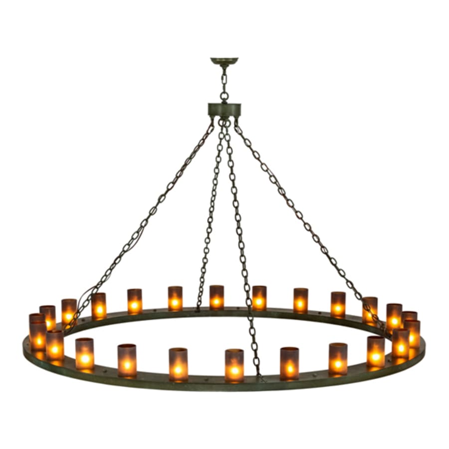 Meyda Tiffany Loxley 24 Light 72" Wide Ring Chandelier