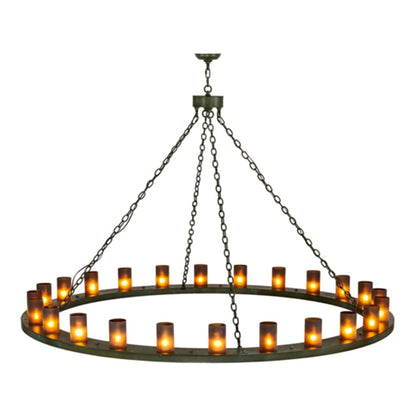 Meyda Tiffany Loxley 24 Light 72" Wide Ring Chandelier