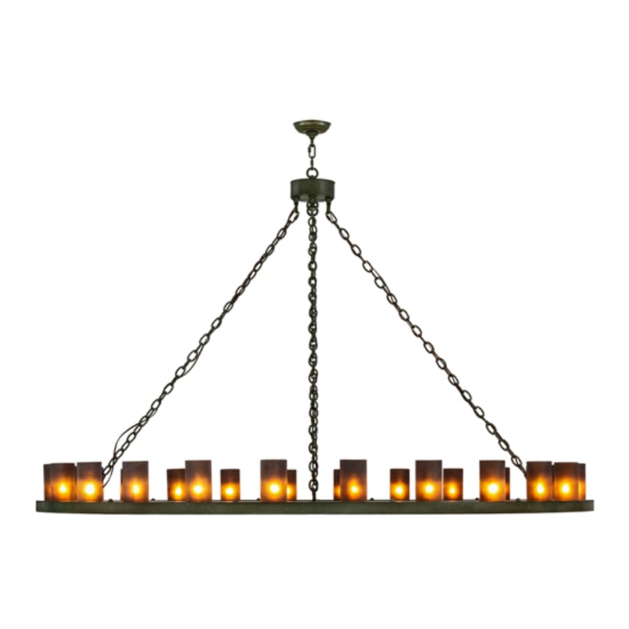 Meyda Tiffany Loxley 24 Light 72" Wide Ring Chandelier