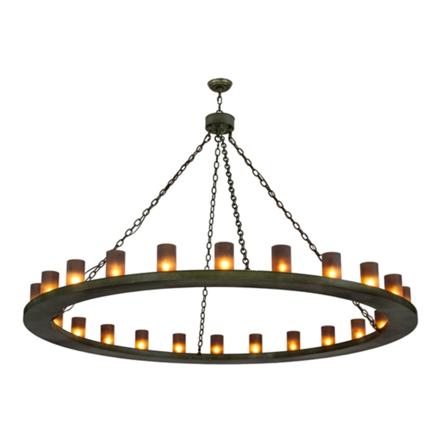 Meyda Tiffany Loxley 24 Light 72" Wide Ring Chandelier