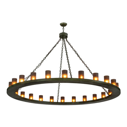 Meyda Tiffany Loxley 24 Light 72" Wide Ring Chandelier