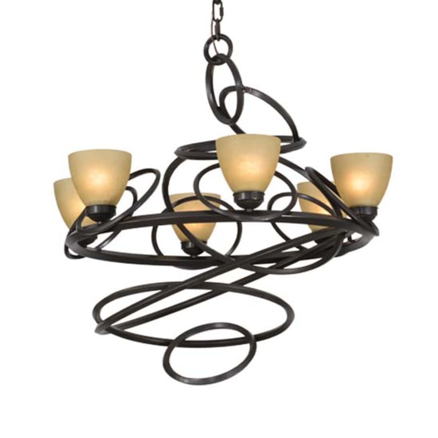 Meyda Tiffany Anneau 6 Light 29" Wide Ring Chandelier