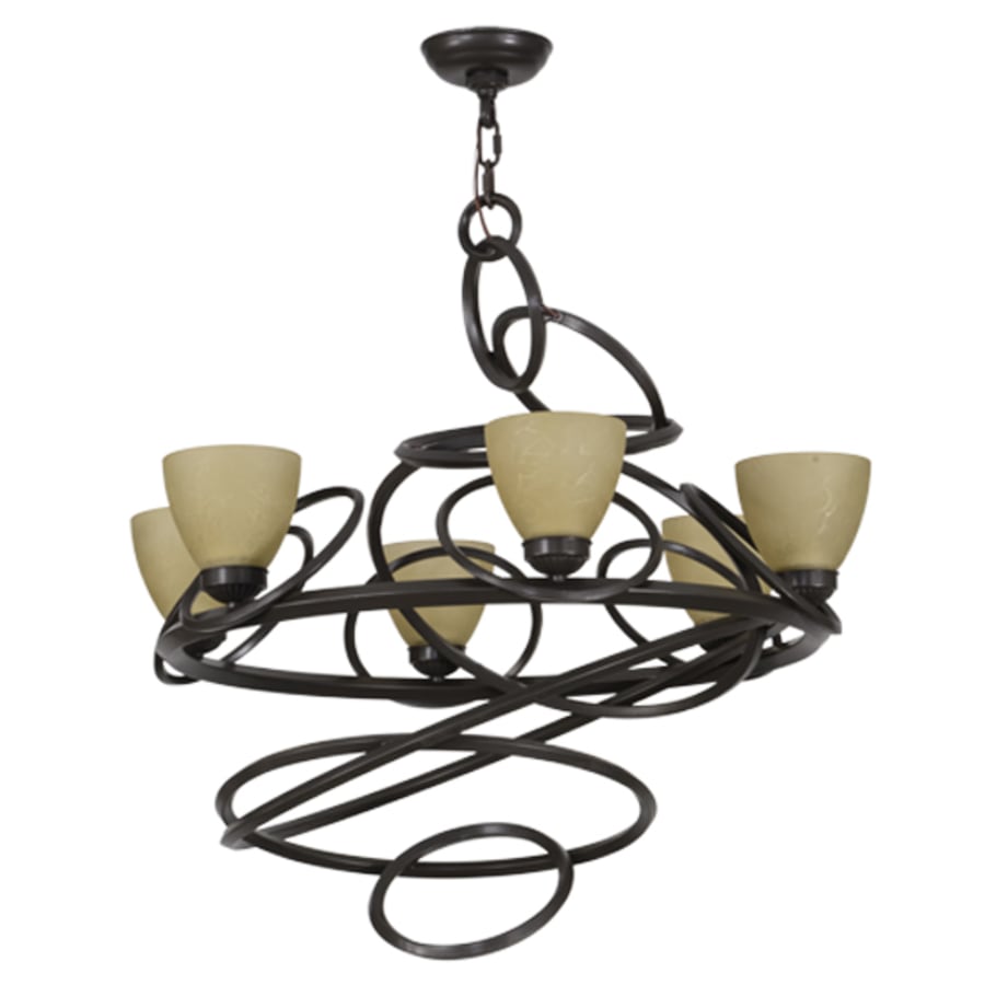 Meyda Tiffany Anneau 6 Light 29" Wide Ring Chandelier