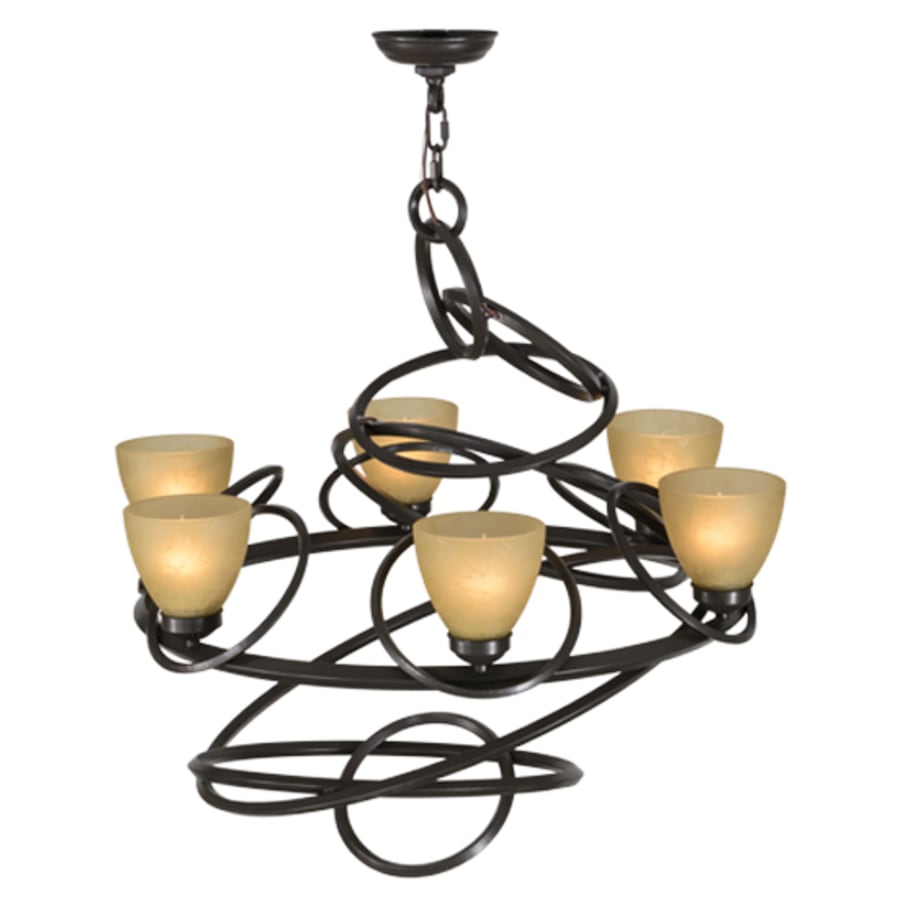 Meyda Tiffany Anneau 6 Light 29" Wide Ring Chandelier