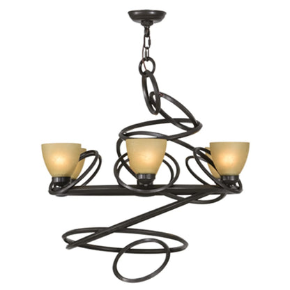 Meyda Tiffany Anneau 6 Light 29" Wide Ring Chandelier