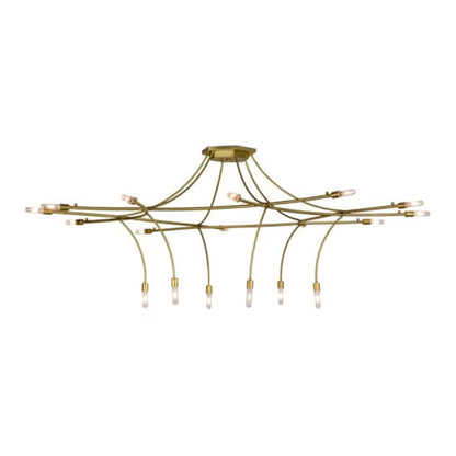 Meyda Tiffany ISON 18 Light 84" Wide Taper Candle Ring Chandelier