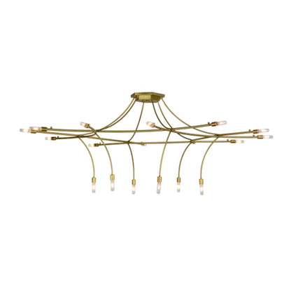Meyda Tiffany ISON 18 Light 84" Wide Taper Candle Ring Chandelier