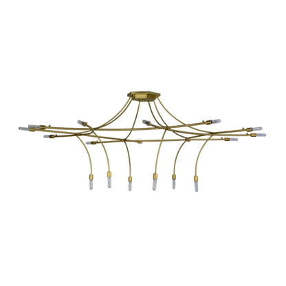 Meyda Tiffany ISON 18 Light 84" Wide Taper Candle Ring Chandelier
