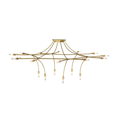 Meyda Tiffany ISON 18 Light 84" Wide Taper Candle Ring Chandelier