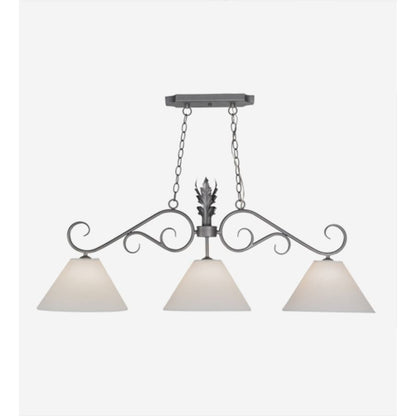 Meyda Tiffany Bristol 3 Light 48" Wide Linear Pendant