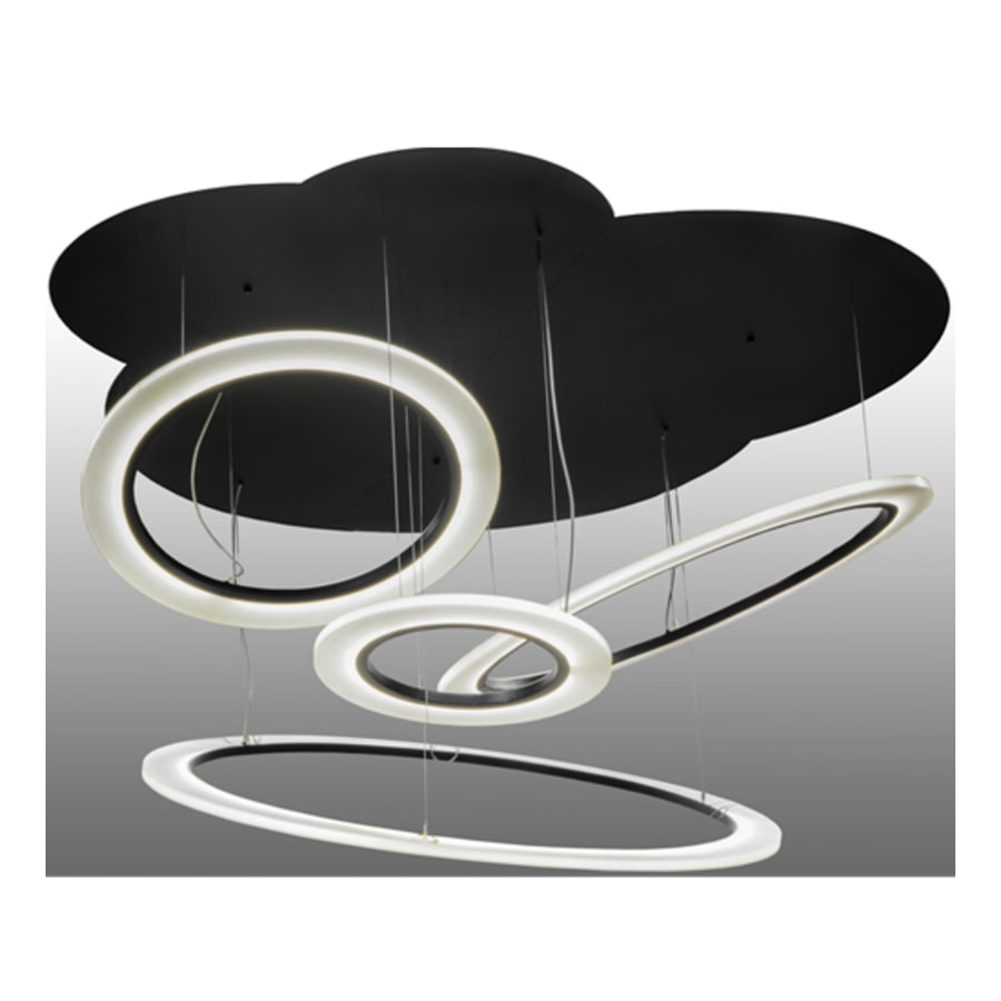 Meyda Tiffany Anillo Tilt 84" Wide Abstract Multi Light Pendant