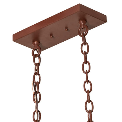 Meyda Tiffany Jadestone 3 Light 46" Wide Linear Pendant
