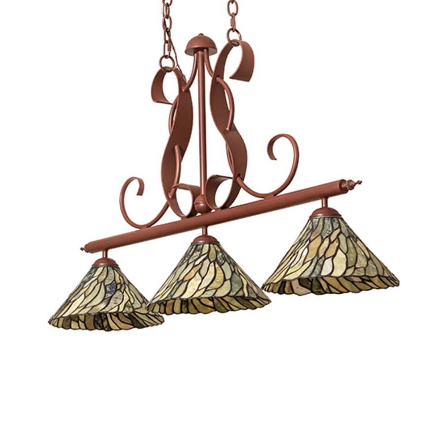 Meyda Tiffany Jadestone 3 Light 46" Wide Linear Pendant