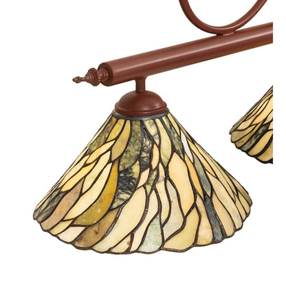 Meyda Tiffany Jadestone 3 Light 46" Wide Linear Pendant