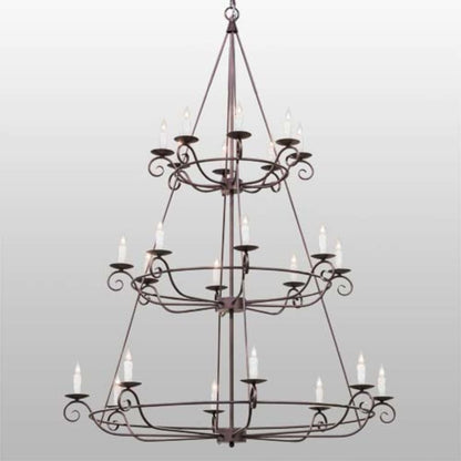 Meyda Tiffany Estrella 24 Light 60" Wide Taper Candle Style Chandelier