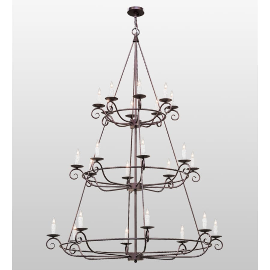 Meyda Tiffany Estrella 24 Light 60" Wide Taper Candle Style Chandelier