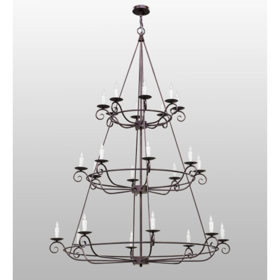 Meyda Tiffany Estrella 24 Light 60" Wide Taper Candle Style Chandelier