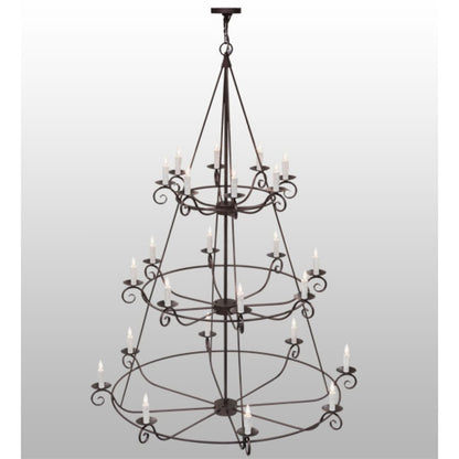 Meyda Tiffany Estrella 24 Light 60" Wide Taper Candle Style Chandelier