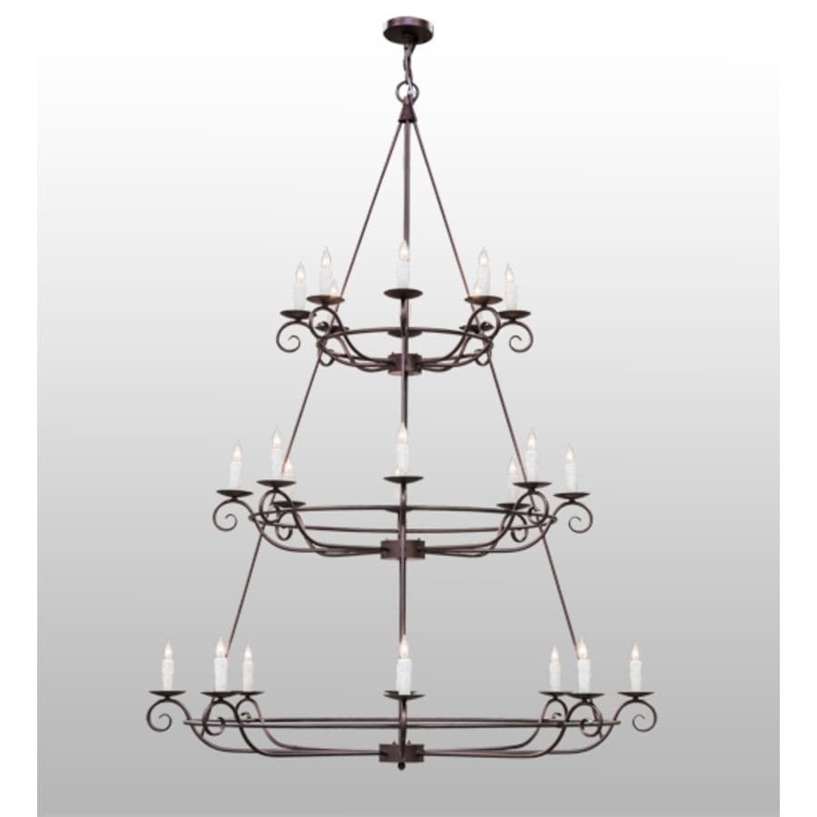 Meyda Tiffany Estrella 24 Light 60" Wide Taper Candle Style Chandelier