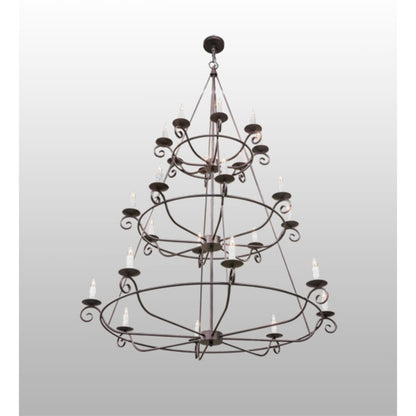 Meyda Tiffany Estrella 24 Light 60" Wide Taper Candle Style Chandelier