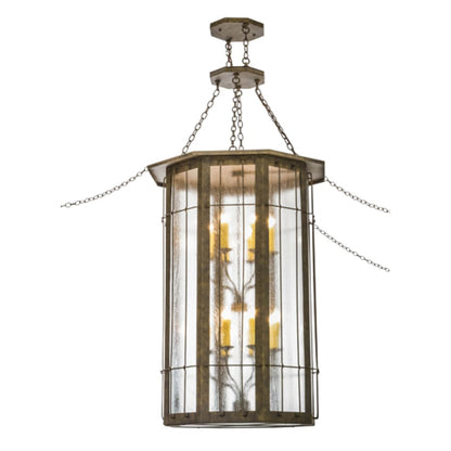 Meyda Tiffany Albany 16 Light 38" Wide Taper Candle Pendant