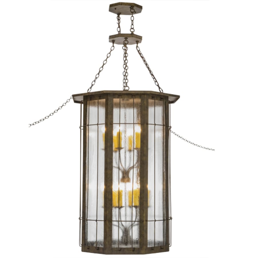 Meyda Tiffany Albany 16 Light 38" Wide Taper Candle Pendant