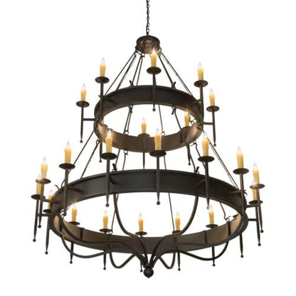 Meyda Tiffany Marta 24 Light 72" Wide Taper Candle Style Chandelier