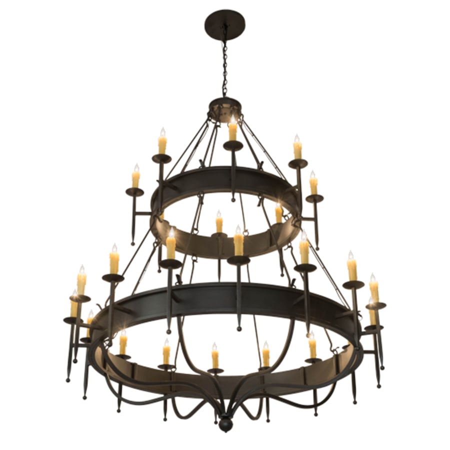 Meyda Tiffany Marta 24 Light 72" Wide Taper Candle Style Chandelier