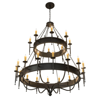 Meyda Tiffany Marta 24 Light 72" Wide Taper Candle Style Chandelier