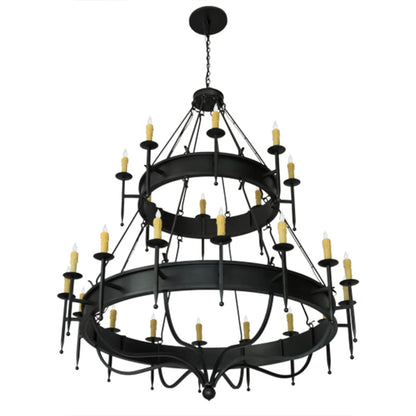 Meyda Tiffany Marta 24 Light 72" Wide Taper Candle Style Chandelier