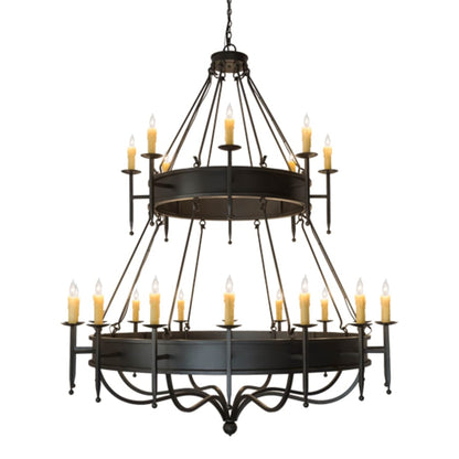 Meyda Tiffany Marta 24 Light 72" Wide Taper Candle Style Chandelier