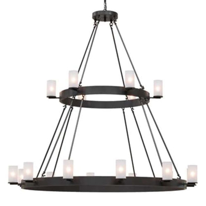 Meyda Tiffany Chappell 16 Light 72" Wide Ring Chandelier
