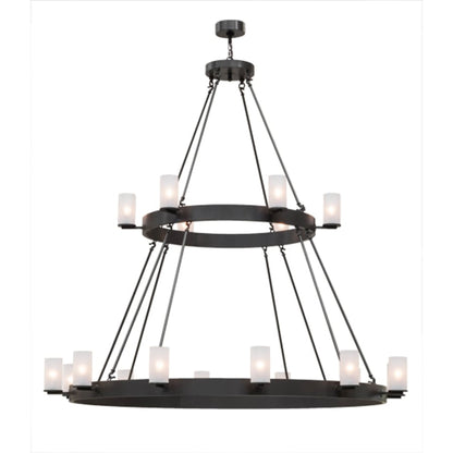 Meyda Tiffany Chappell 16 Light 72" Wide Ring Chandelier