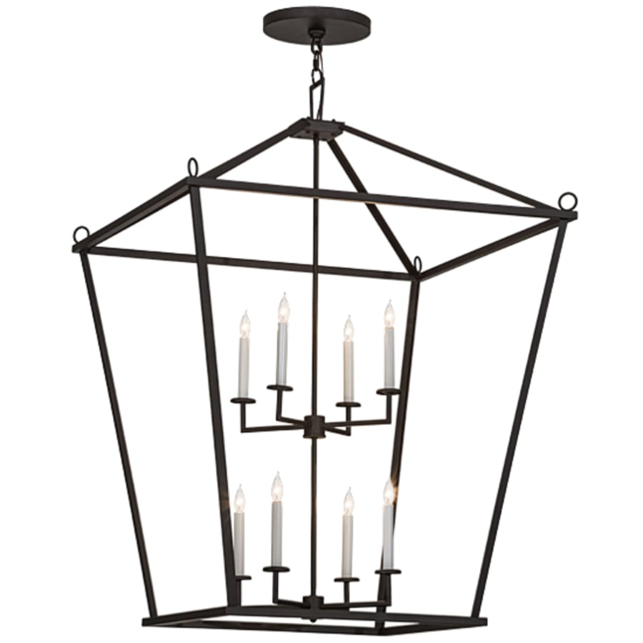 Meyda Tiffany Kitzi 8 Light 51" Wide Taper Candle Pendant