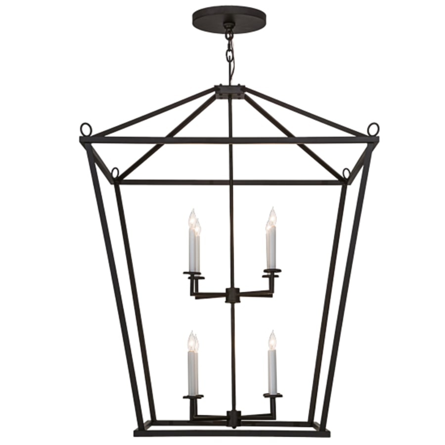 Meyda Tiffany Kitzi 8 Light 51" Wide Taper Candle Pendant