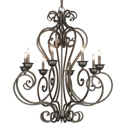 Meyda Tiffany Fernando 8 Light 36" Wide Taper Candle Empire Chandelier