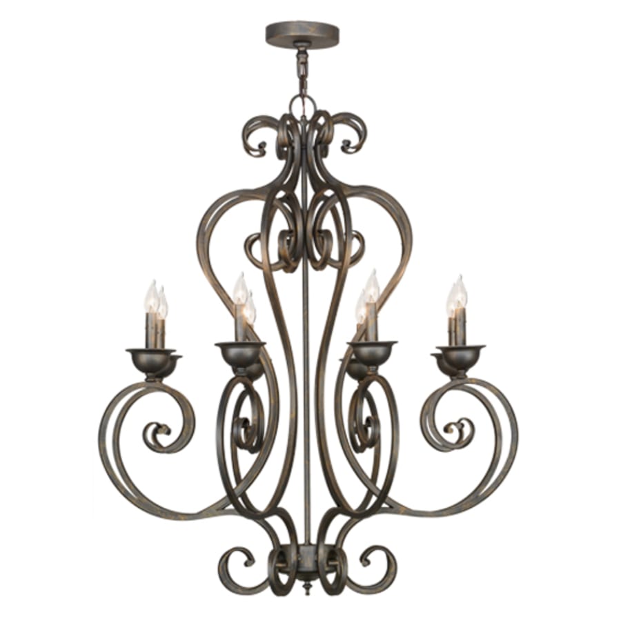 Meyda Tiffany Fernando 8 Light 36" Wide Taper Candle Empire Chandelier