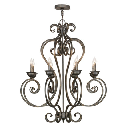 Meyda Tiffany Fernando 8 Light 36" Wide Taper Candle Empire Chandelier