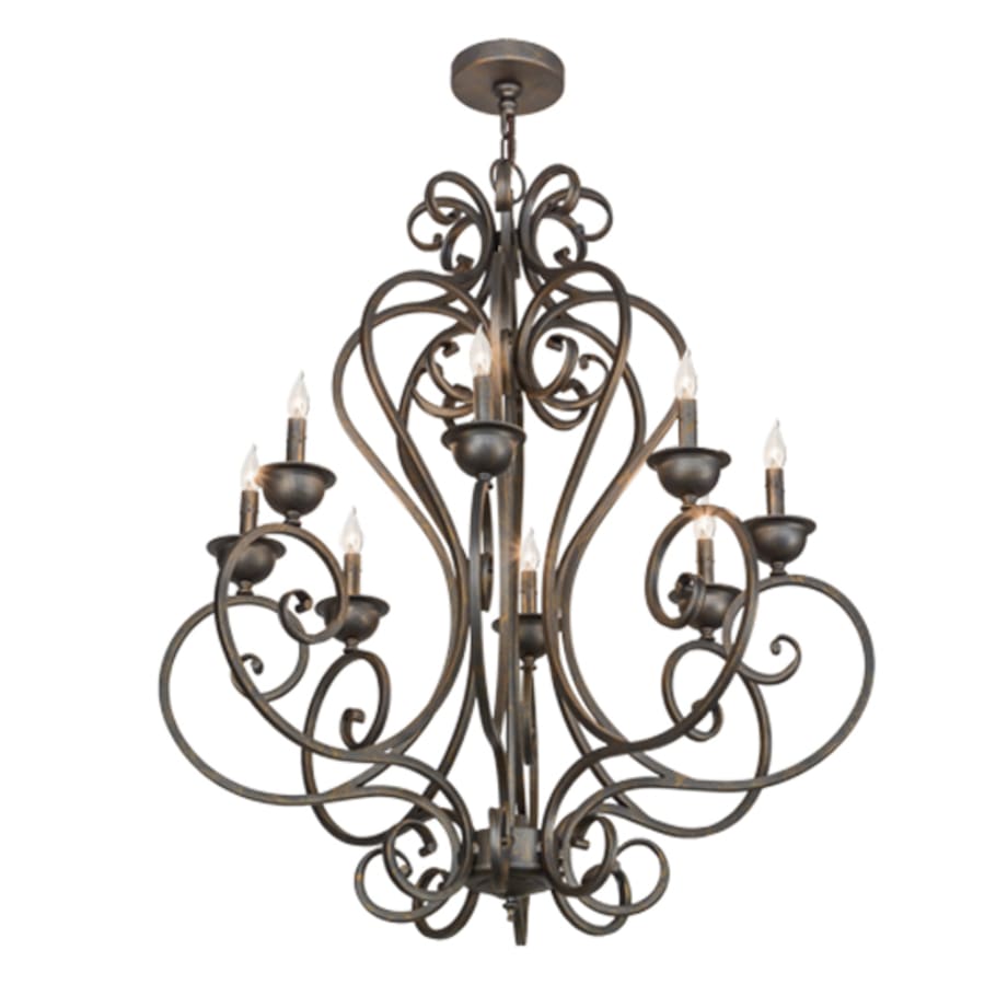 Meyda Tiffany Fernando 8 Light 36" Wide Taper Candle Empire Chandelier