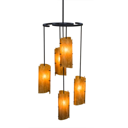 Meyda Tiffany Vortex 5 Light 34" Wide Chandelier