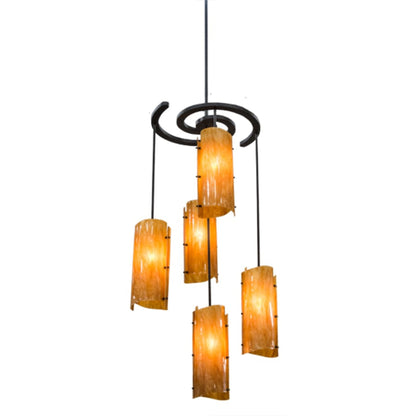 Meyda Tiffany Vortex 5 Light 34" Wide Chandelier