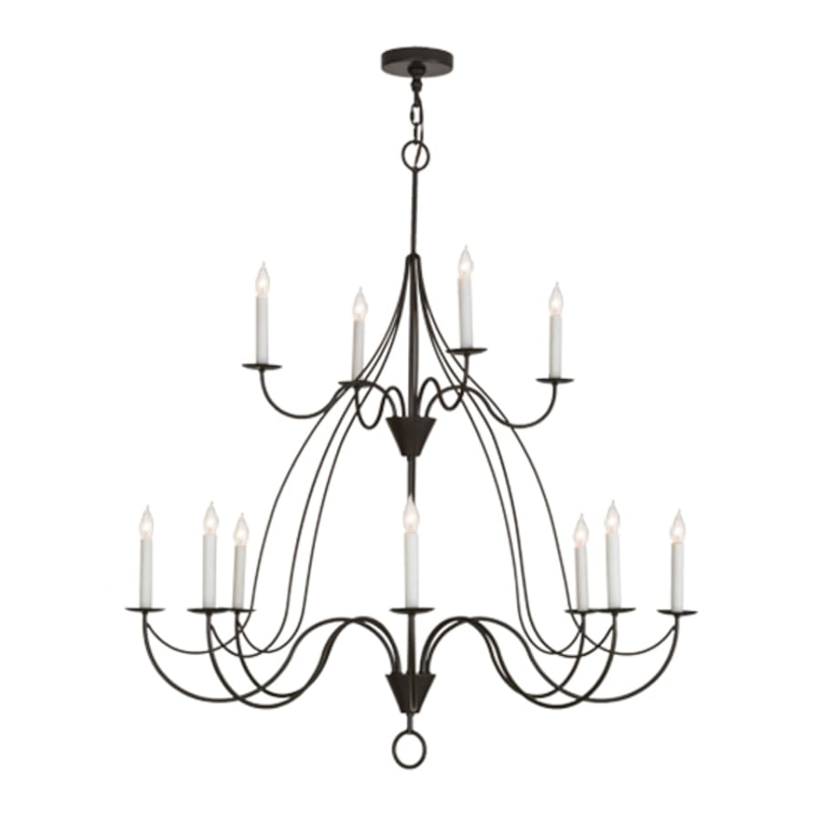 Meyda Tiffany Polonaise 12 Light 48" Wide Taper Candle Style Chandelier