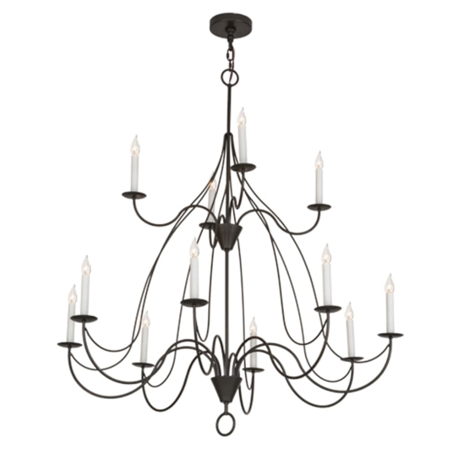 Meyda Tiffany Polonaise 12 Light 48" Wide Taper Candle Style Chandelier