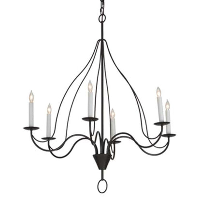 Meyda Tiffany Polonaise 6 Light 36" Wide Taper Candle Style Chandelier