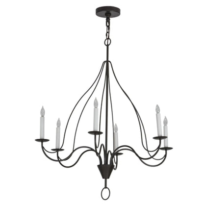 Meyda Tiffany Polonaise 6 Light 36" Wide Taper Candle Style Chandelier