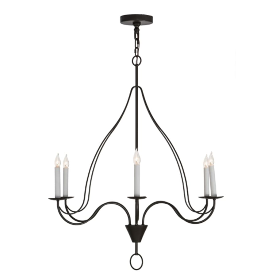 Meyda Tiffany Polonaise 6 Light 36" Wide Taper Candle Style Chandelier