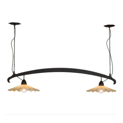 Meyda Tiffany Metro 2 Light 66" Wide Linear Pendant