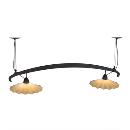 Meyda Tiffany Metro 2 Light 66" Wide Linear Pendant