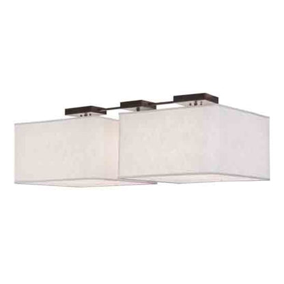 Meyda Tiffany Quadrato 8 Light 54" Wide Linear Pendant
